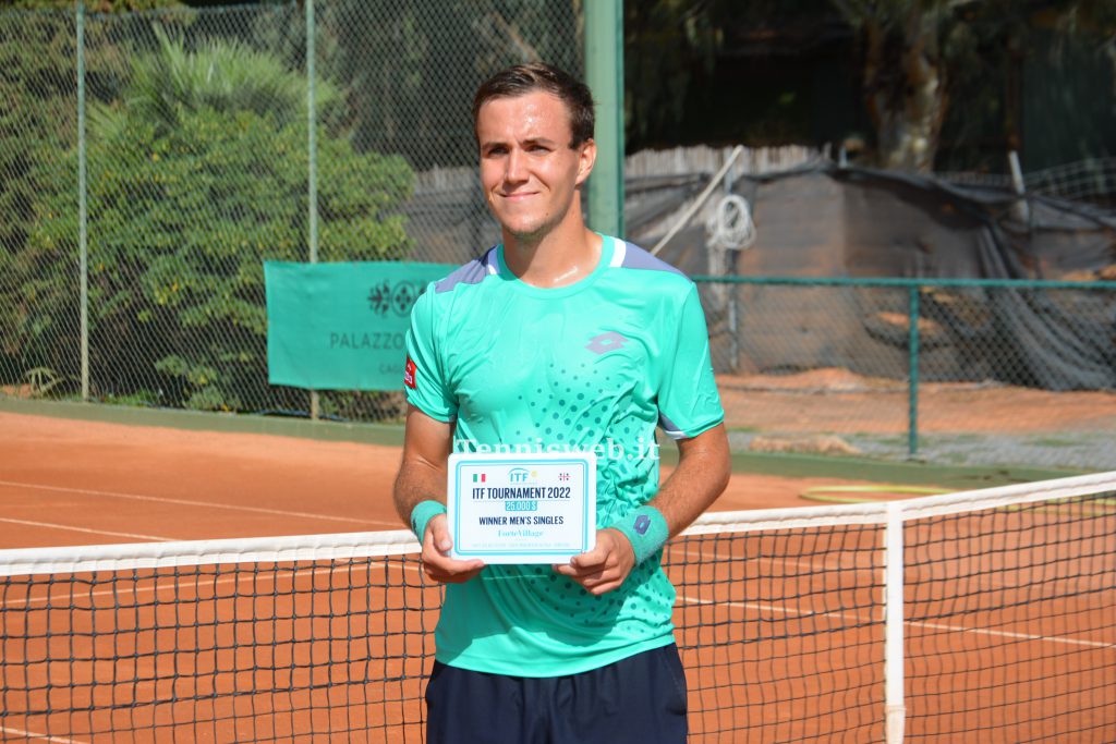 Daniel Michalski vincitore del ITF Forte Village il 22.10.2022