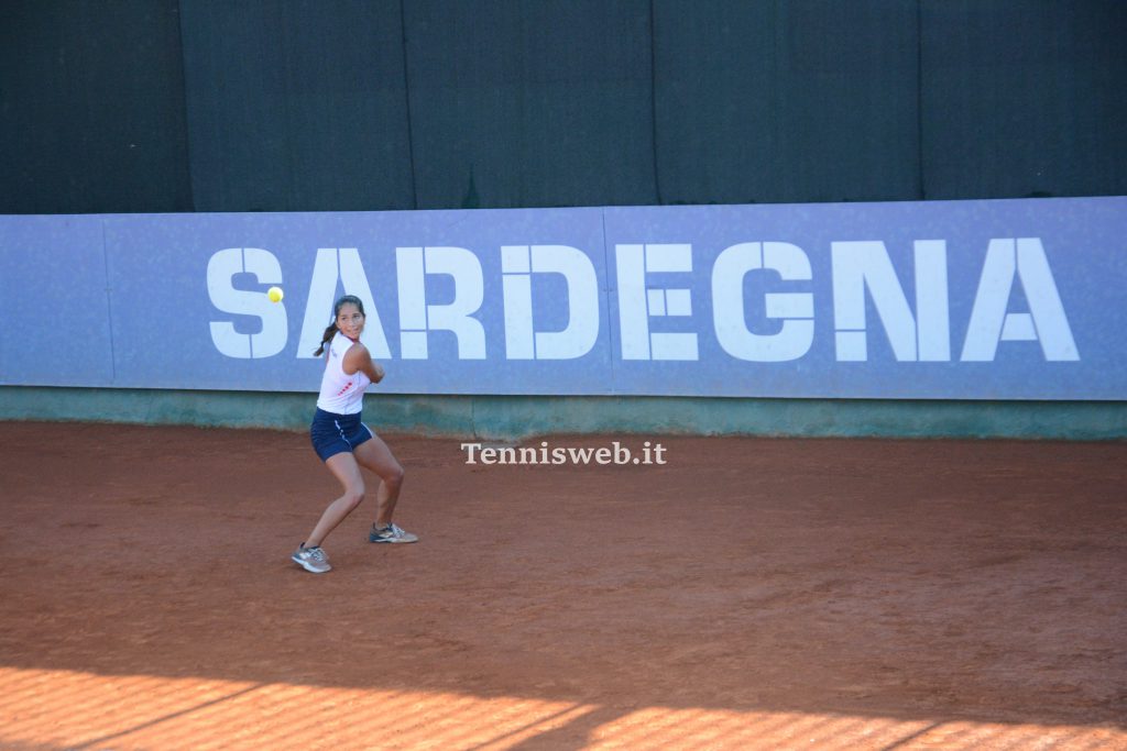 Barbara Dessolis (incontro A2 F TC Cagliari- T Foligno del 01.11.2022) credit Tennisweb.it
