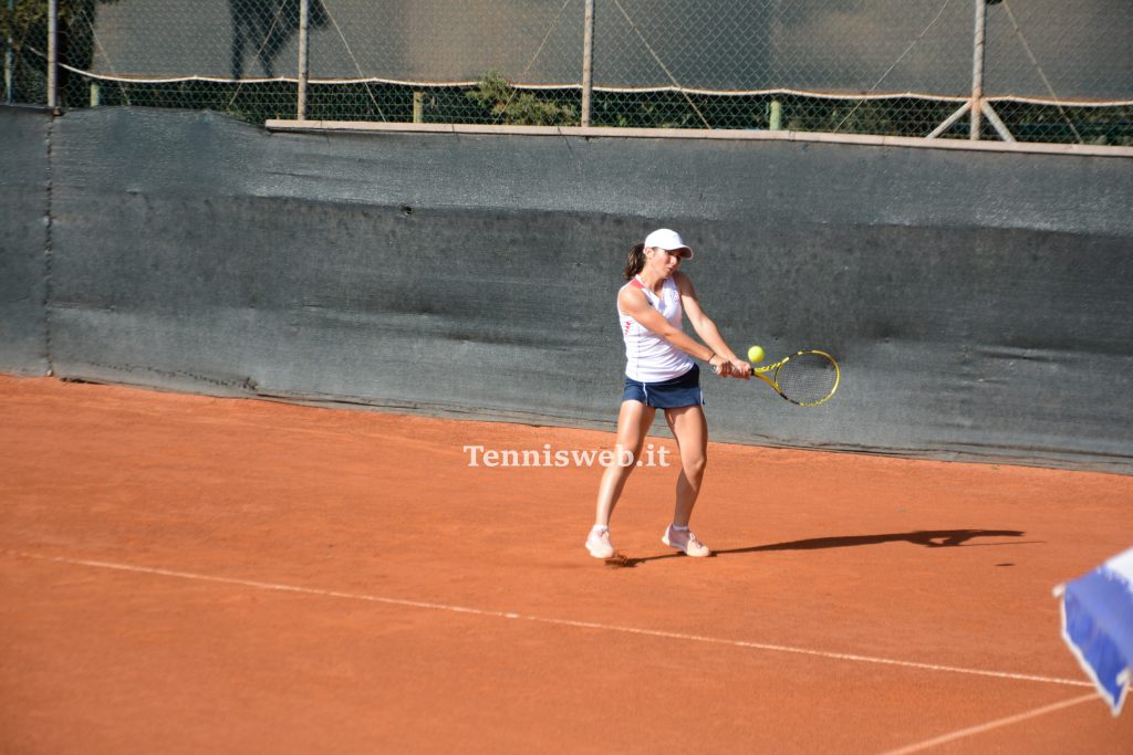 Beatrice Zucca (incontro A2 F TC Cagliari- T Foligno del 01.11.2022) credit Tennisweb.it