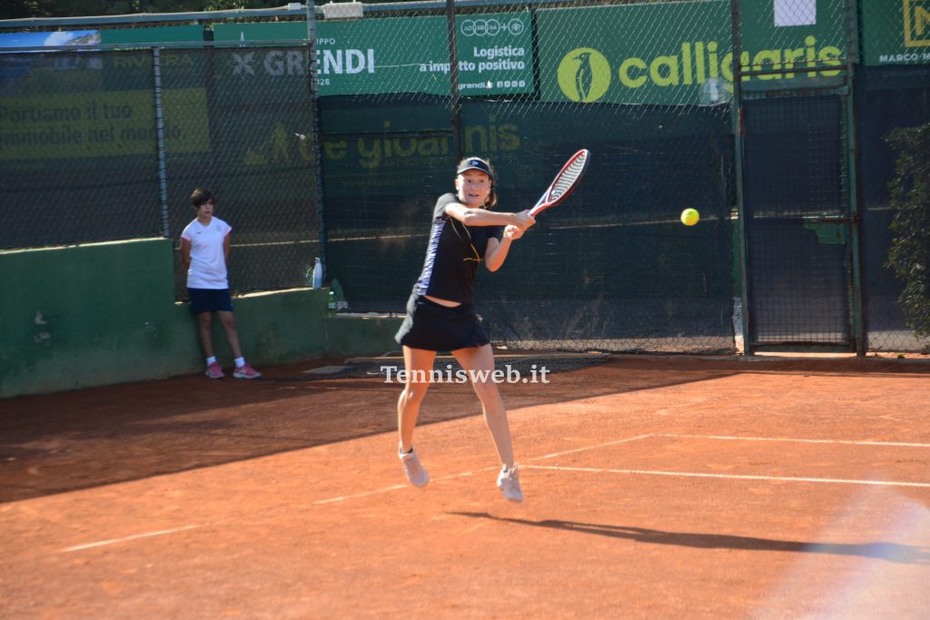 Maria Toma (incontro A2 F TC Cagliari- T Foligno del 01.11.2022) credit Tennisweb.it