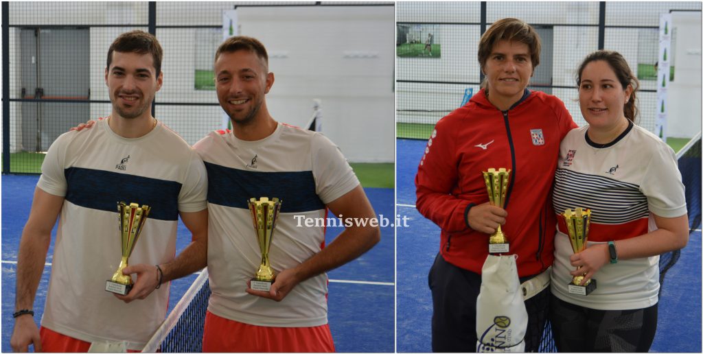 Alessandro Cannavera, Matteo Casula, Francesca Piu ed Elisa Idini Campioni Sardi Padel 2022