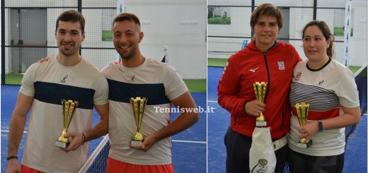 Alessandro Cannavera, Matteo Casula, Francesca Piu ed Elisa Idini Campioni Sardi Padel 2022