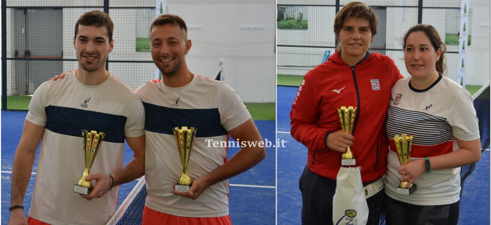 Alessandro Cannavera, Matteo Casula, Francesca Piu ed Elisa Idini Campioni Sardi Padel 2022