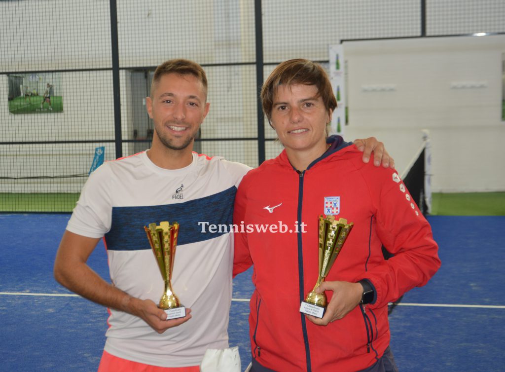 Matteo Casula e Francesca Piu Campioni Sardi Padel misto 2022