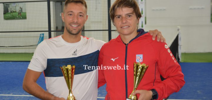 Matteo Casula e Francesca Piu Campioni Sardi Padel misto 2022