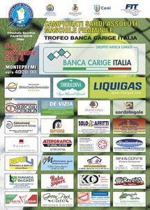 Locandina Campionati Sardi Assoluti Tennis 2014 Terranova Olbia