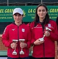 Beatrice e Chiara Zucca ai Campionati Sardi Assoluti 2022 tennis TC Cagliari