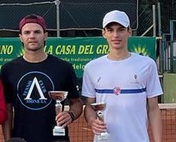 Manuel Mazzella e Matteo Mura ai Campionati Sardi Assoluti 2022 tennis TC Cagliari