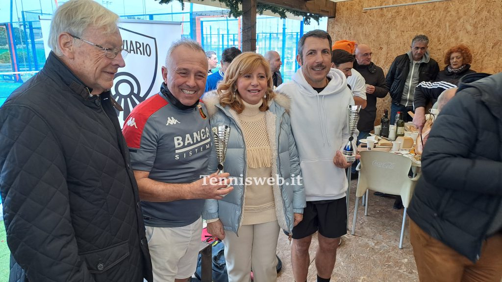 Epifania in Padel Ussi 2023, 2° ed.: premiazioni 1° cl. Frongia-Sanfelice