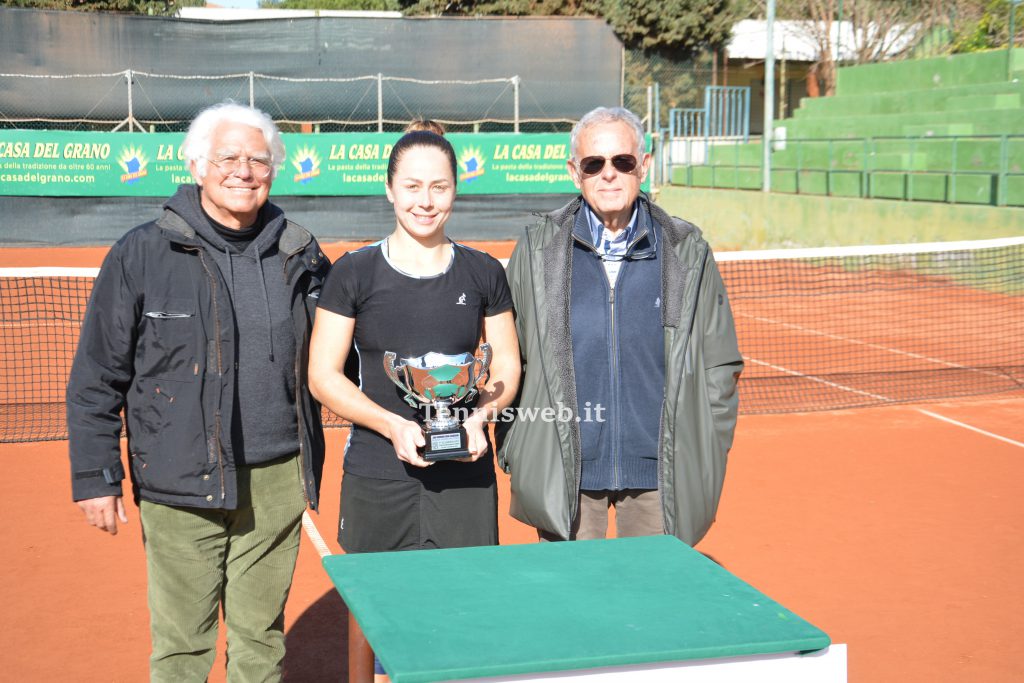 Anastasia Grymalska premiata, pre-qualificazioni IBI23 TC Cagliari (29.01.2023)