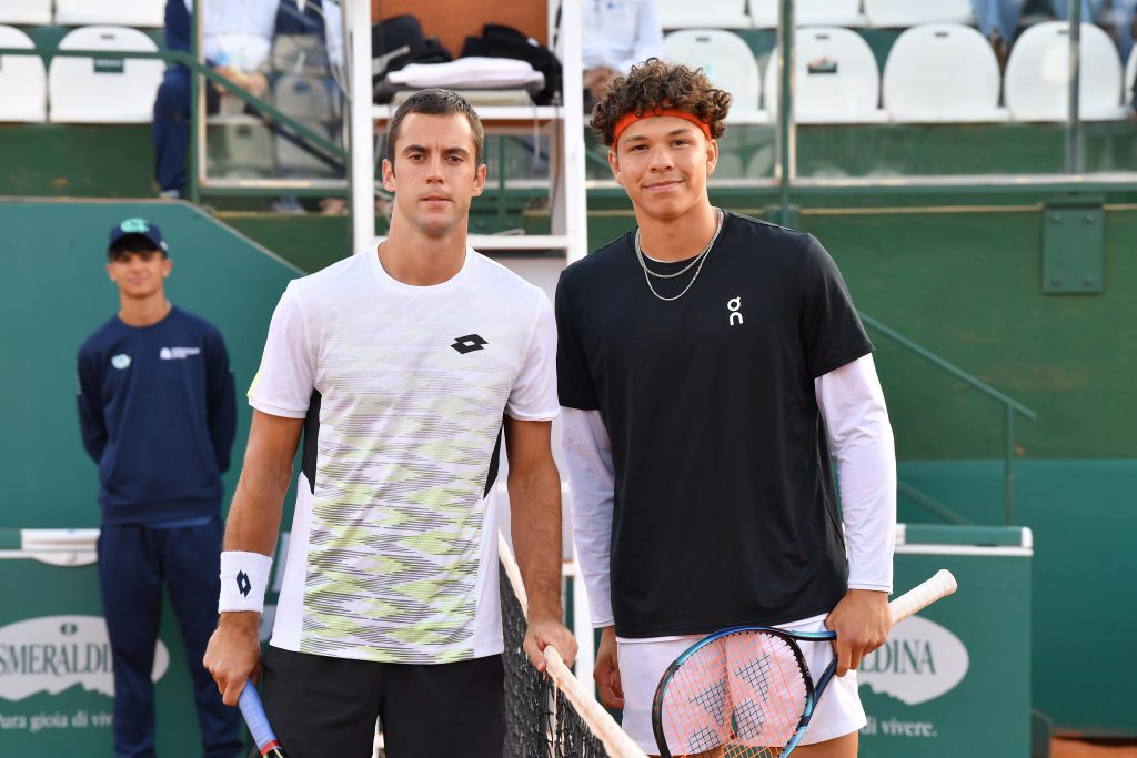 Djere - Shelton al Tc Cagliari per il Challenger ATP 175 (credit: Foto Francesco Panunzio) 06.05.2023