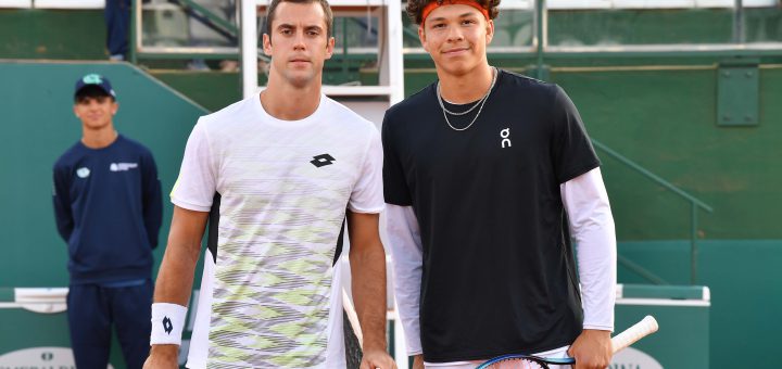 Djere - Shelton al Tc Cagliari per il Challenger ATP 175 (credit: Foto Francesco Panunzio) 06.05.2023