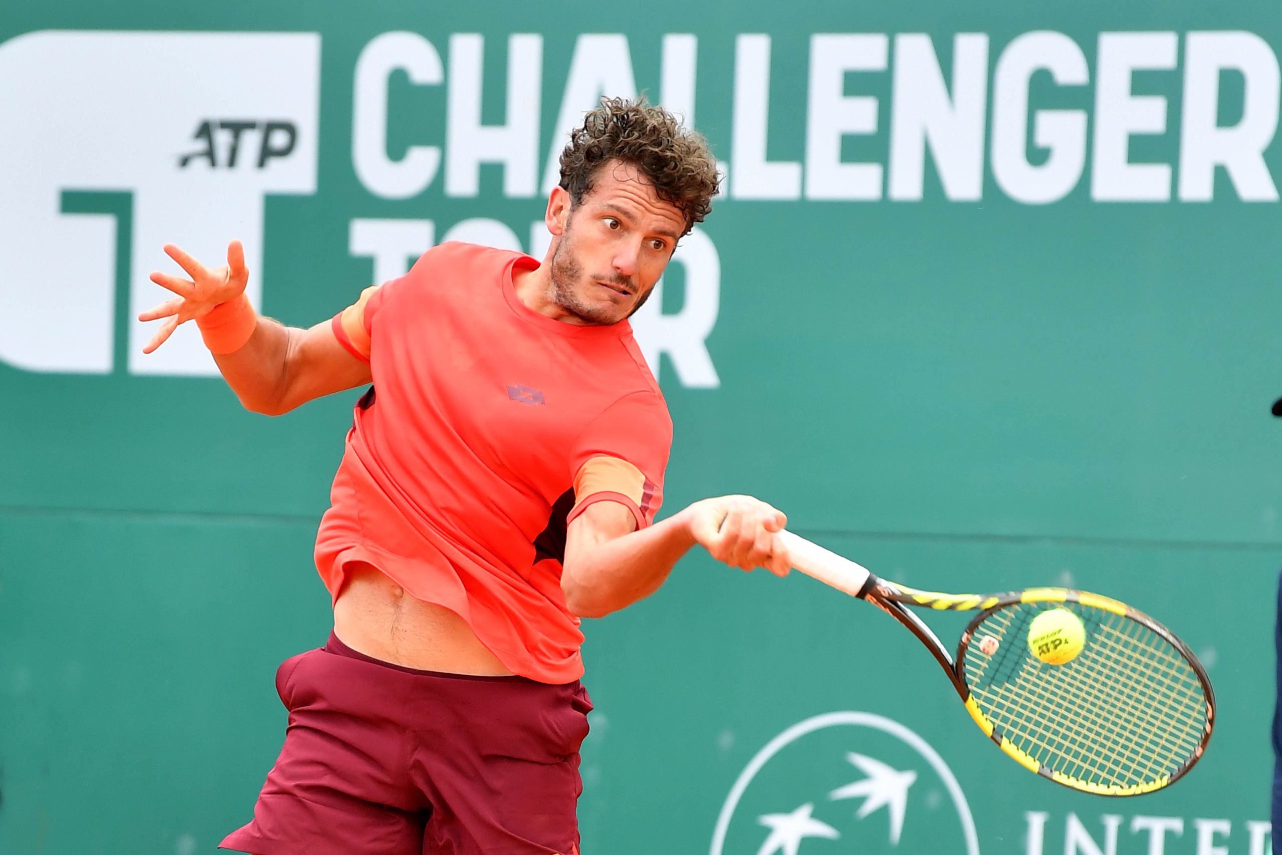 Alessandro Giannessi al Tc Cagliari per il Challenger ATP 175 (credit: Foto Francesco Panunzio) 03.05.2023