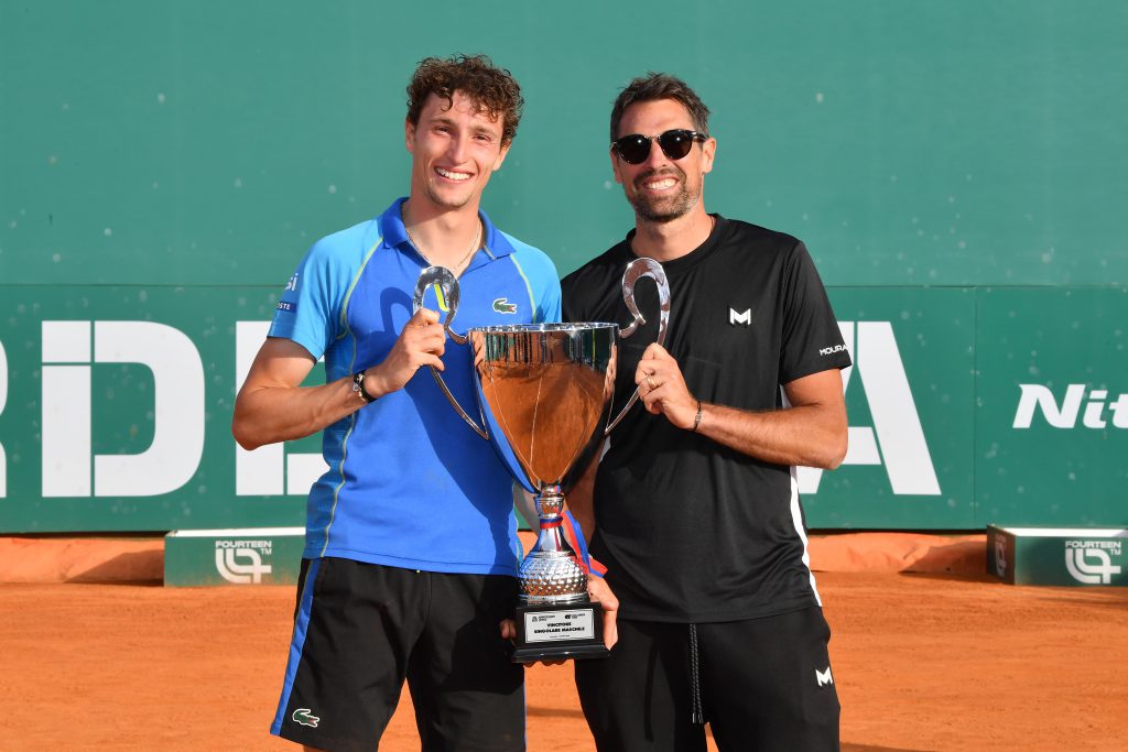 Humbert - Chardy  al Tc Cagliari per il Challenger ATP 175 (credit: Foto Francesco Panunzio) 07.05.2023