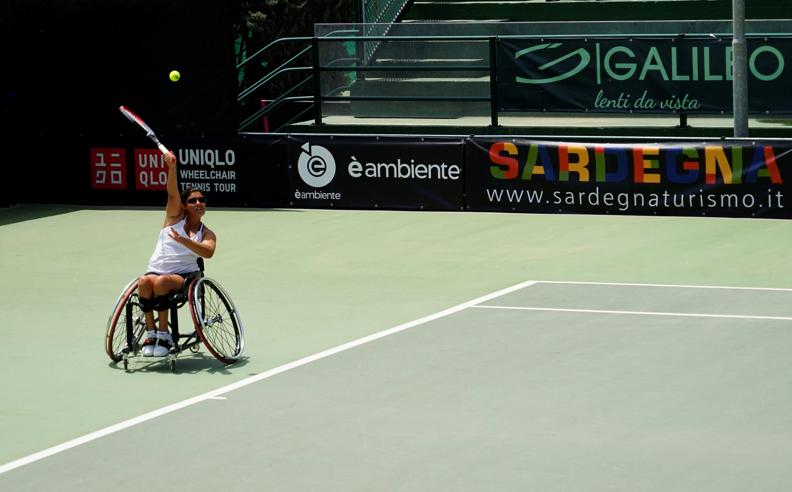 Marianna Lauro sul centrale del Tc Alghero foto Paolo Calaresu