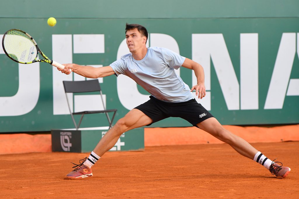 Fabian Marozsan al Tc Cagliari per il Challenger ATP 175 (credit: Foto Francesco Panunzio) 04.05.2023