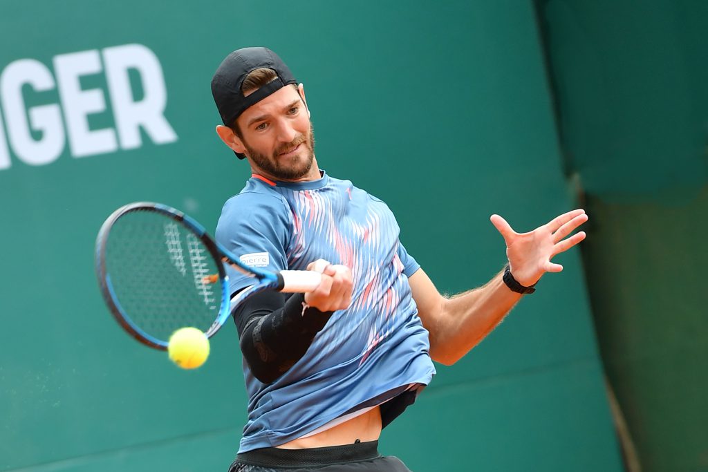 Andrea Vavassori al Tc Cagliari per il Challenger ATP 175 (credit: Foto Francesco Panunzio) 02.05.2023