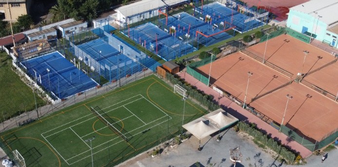 Dopo Lavoro Ferroviario Padel Cagliari Vista drone