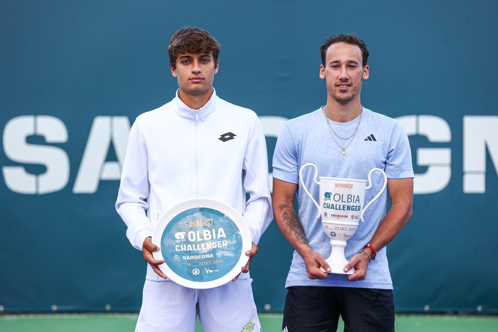 Flavio Cobolli e Kyrian Jacquet - Foto Mattia Martegani 22.10.2023 Olbia Challenger