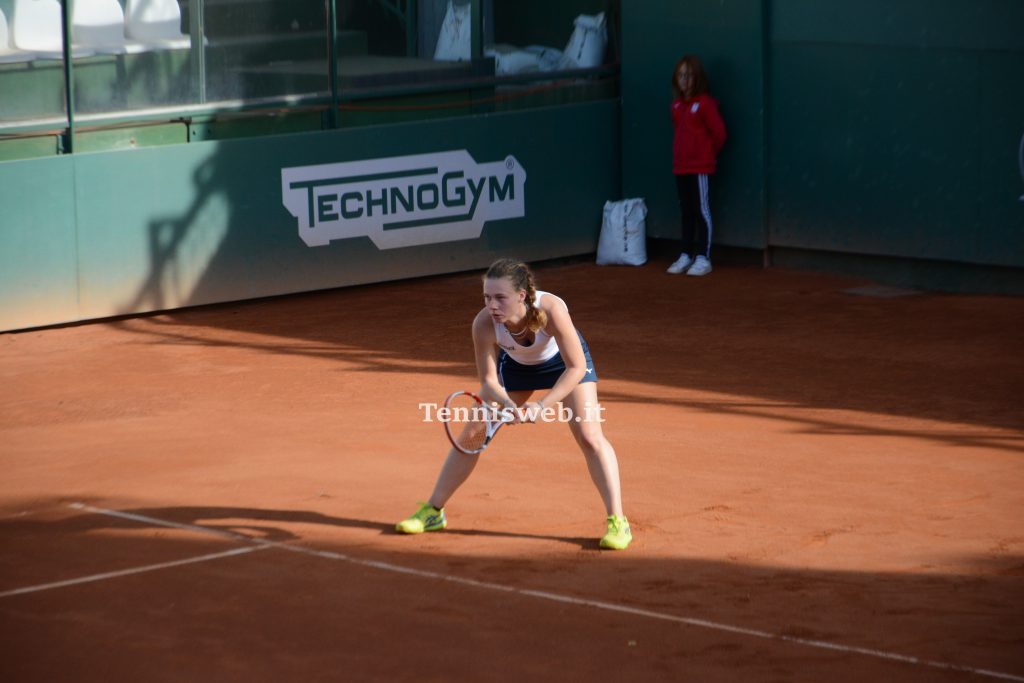 Maria Canavese TC Cagliari - Tennis Beinasco 1° turno play-off A2 femminile 26.11.2023 - credit Tennisweb.it