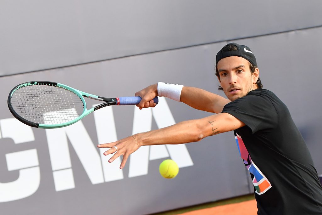 Lorenzo Musetti allenamento (credit Foto Francesco Panunzio)