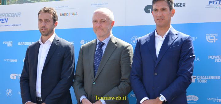 Lorenzi, Binaghi, Vassallo Arguello: presentazione Challenger ATP 175 Sardegna Open 2024 Tc Cagliarii (08.04.2024)