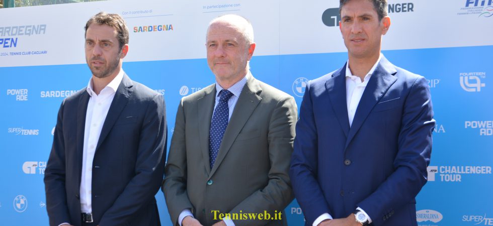 Lorenzi, Binaghi, Vassallo Arguello: presentazione Challenger ATP 175 Sardegna Open 2024 Tc Cagliarii (08.04.2024)