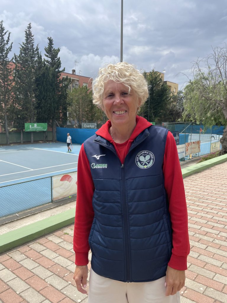 La ex campionessa Linda Ferrando all'Accademia Tennis Sassari