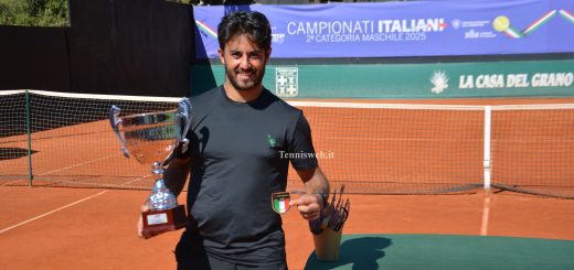 Alessandro Ingarao, campione italiano 2° categoria 2025 al Tc Cagliari - 04.10.2025 (credit Tennisweb.it)