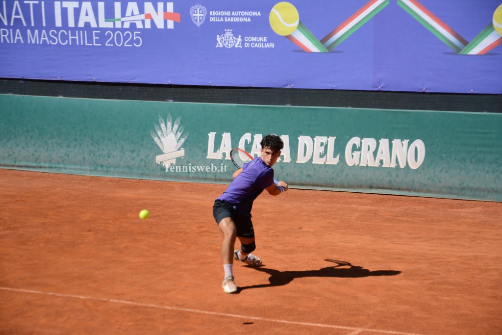 Davide Profili - Campionati italiani 2° categoria 2025 Tc Cagliari 01.10.2025 (credit Tennisweb.it)