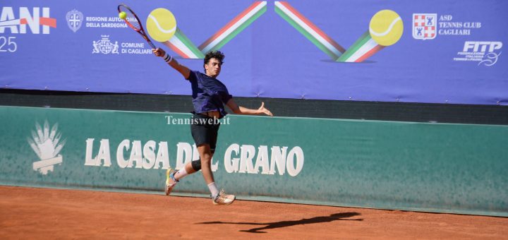 Davide Profili - Campionati italiani 2° categoria 2025 Tc Cagliari 01.10.2025 (credit Tennisweb.it)
