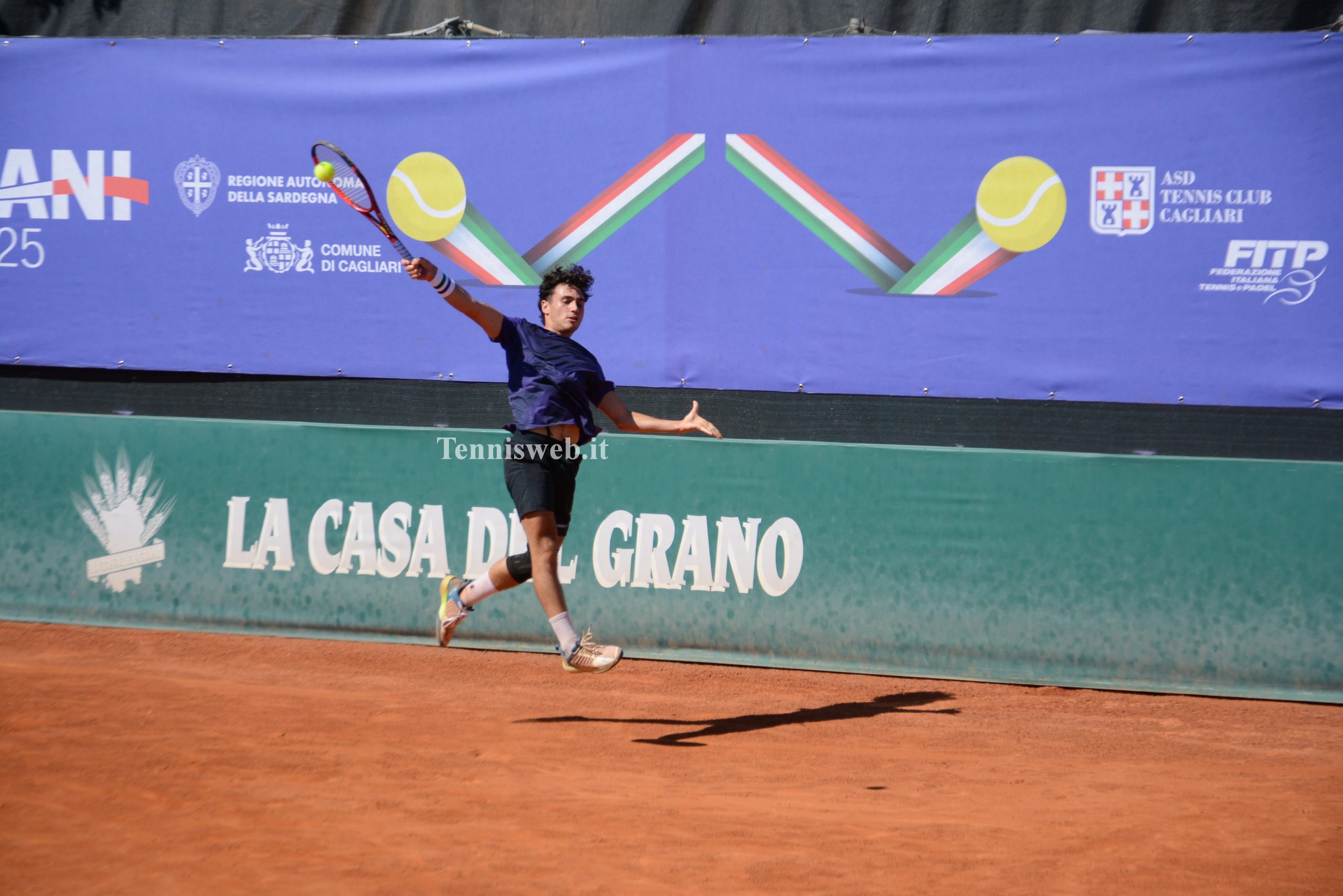 Davide Profili - Campionati italiani 2° categoria 2025 Tc Cagliari 01.10.2025 (credit Tennisweb.it)