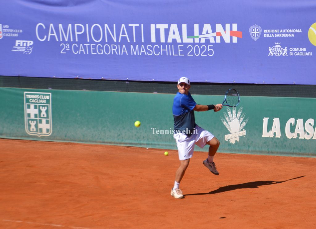 Matteo Dal Zotto - Campionati italiani 2° categoria 2025 Tc Cagliari 02.10.2025 (credit Tennisweb.it)