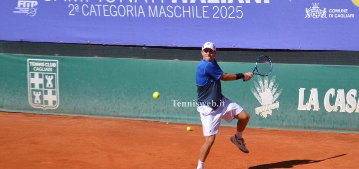 Matteo Dal Zotto - Campionati italiani 2° categoria 2025 Tc Cagliari 02.10.2025 (credit Tennisweb.it)