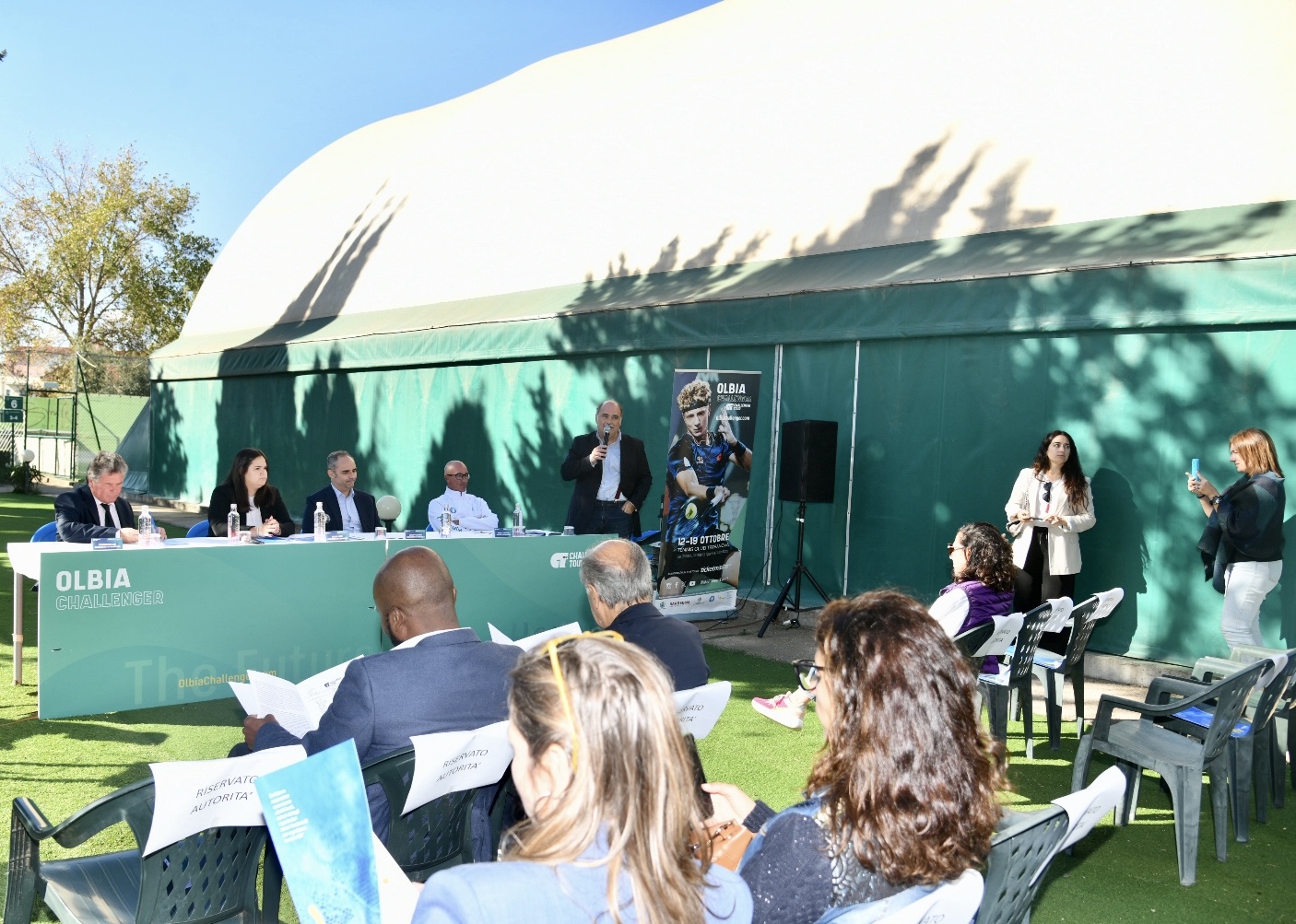 Olbia Challenger 2025: conferenza stampa 02.10.2025 (foto Vanni Sanna)