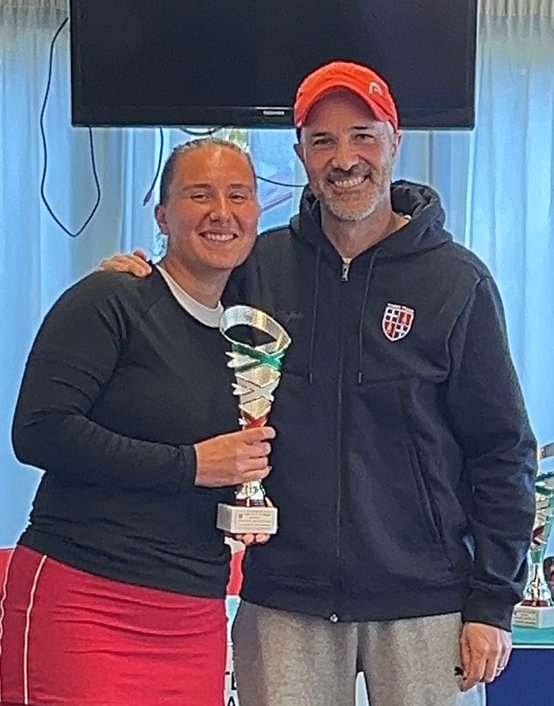 Ludovica Mazzucchelli finalista con Mauro Rodighiero Open Vanacore Torres Tennis Sassari 2026 (credit foto Facebook Torres Tennis)