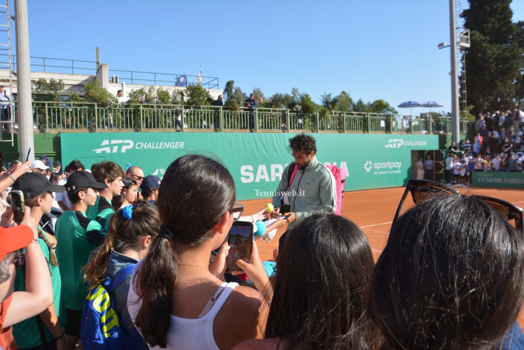 Matteo Berrettini all'ATP175 Cagliari 2026 (28.04.2026 credit Tenniweb.it)