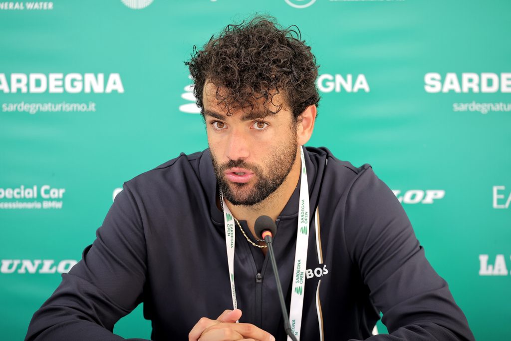 Matteo Berrettini all'ATP175 Cagliari 2026 (30.04.2026 credit foto FITP Giampiero Sposito)