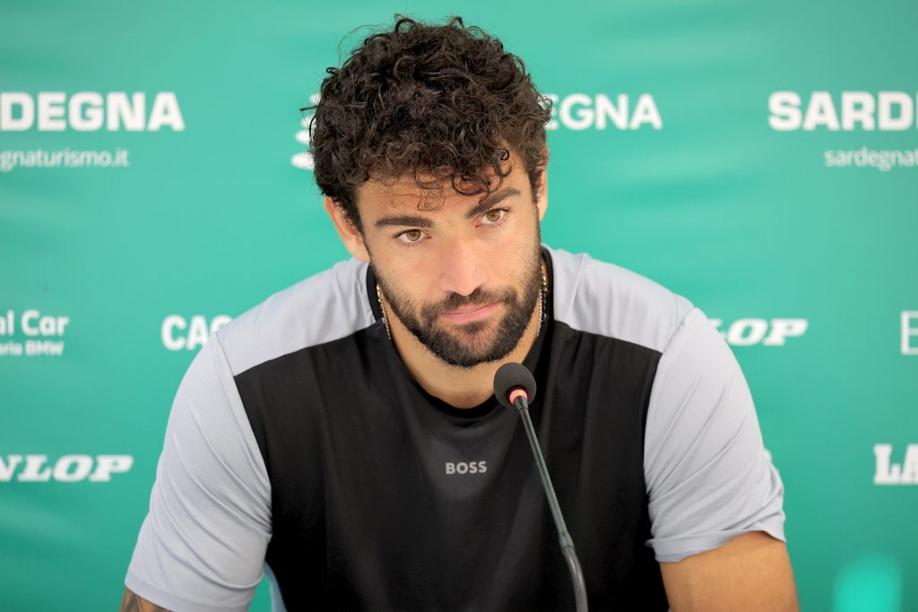 Matteo Berrettini all'ATP175 Cagliari 2026 (28.04.2026 credit foto FITP Giampiero Sposito)