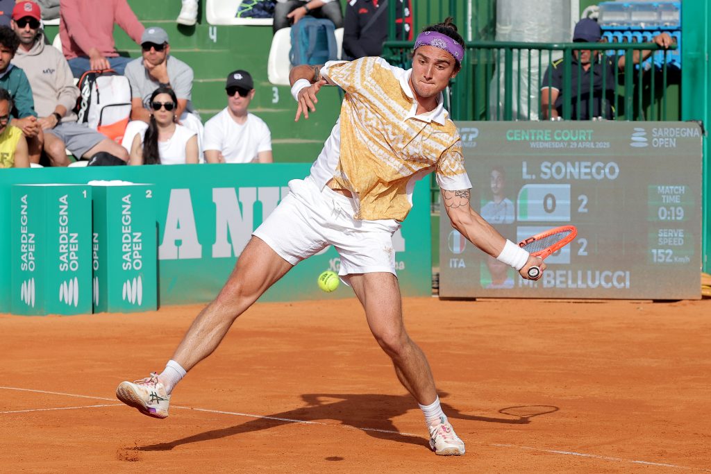 Mattia Bellucci al Sardegna Open 2026 29/04/2026 (credit FITP Foto Giampiero Sposito)