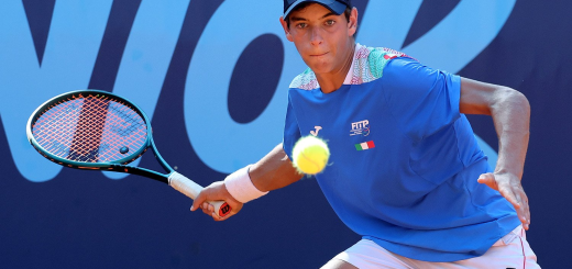Il giovane talento del vivaio Lorenzo Rocco: sarà uno dei protagonisti del team di Serie B1 del Tennis Club Cagliari (foto FITP)