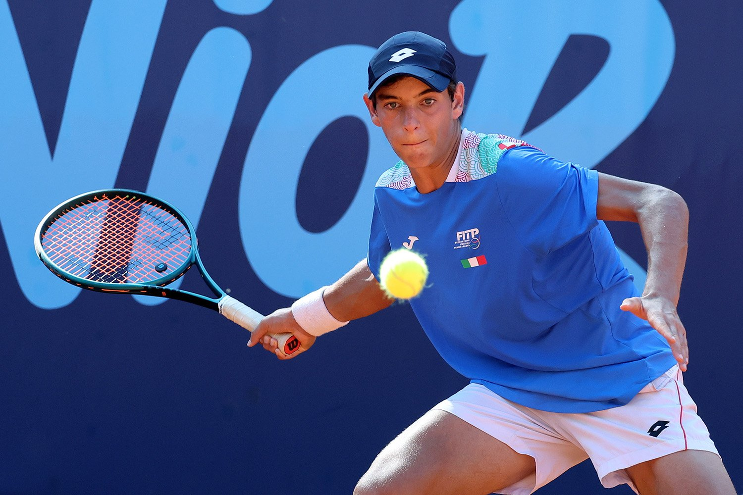 Il giovane talento del vivaio Lorenzo Rocco: sarà uno dei protagonisti del team di Serie B1 del Tennis Club Cagliari (foto FITP)
