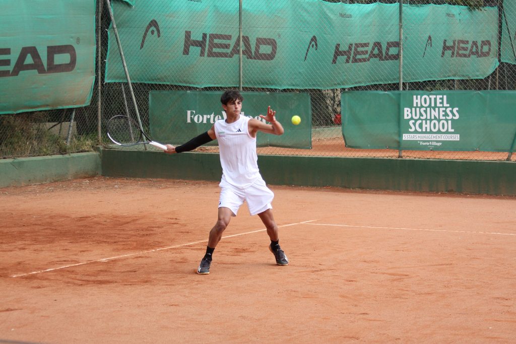Lorenzo Carboni al Forte Village (foto Antonio Burruni)
